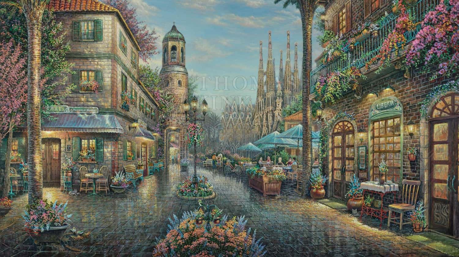 California Thomas Kinkade Art Galleries Monterey Carmel Placerville