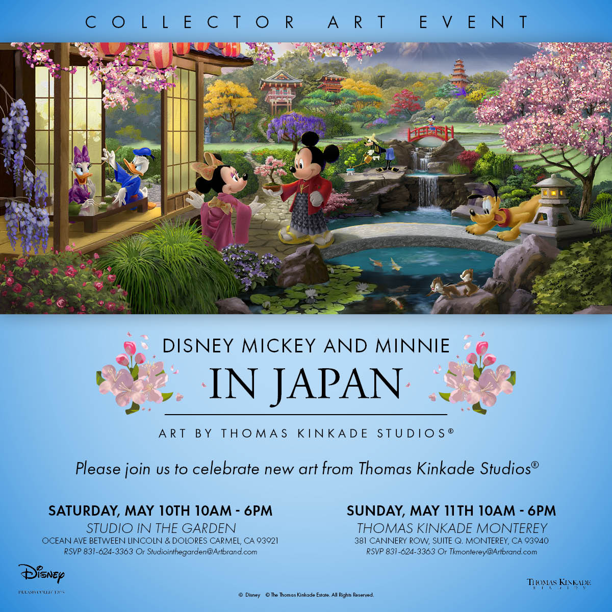 Collector Art Event Disney Mickey And Minnie In Japan