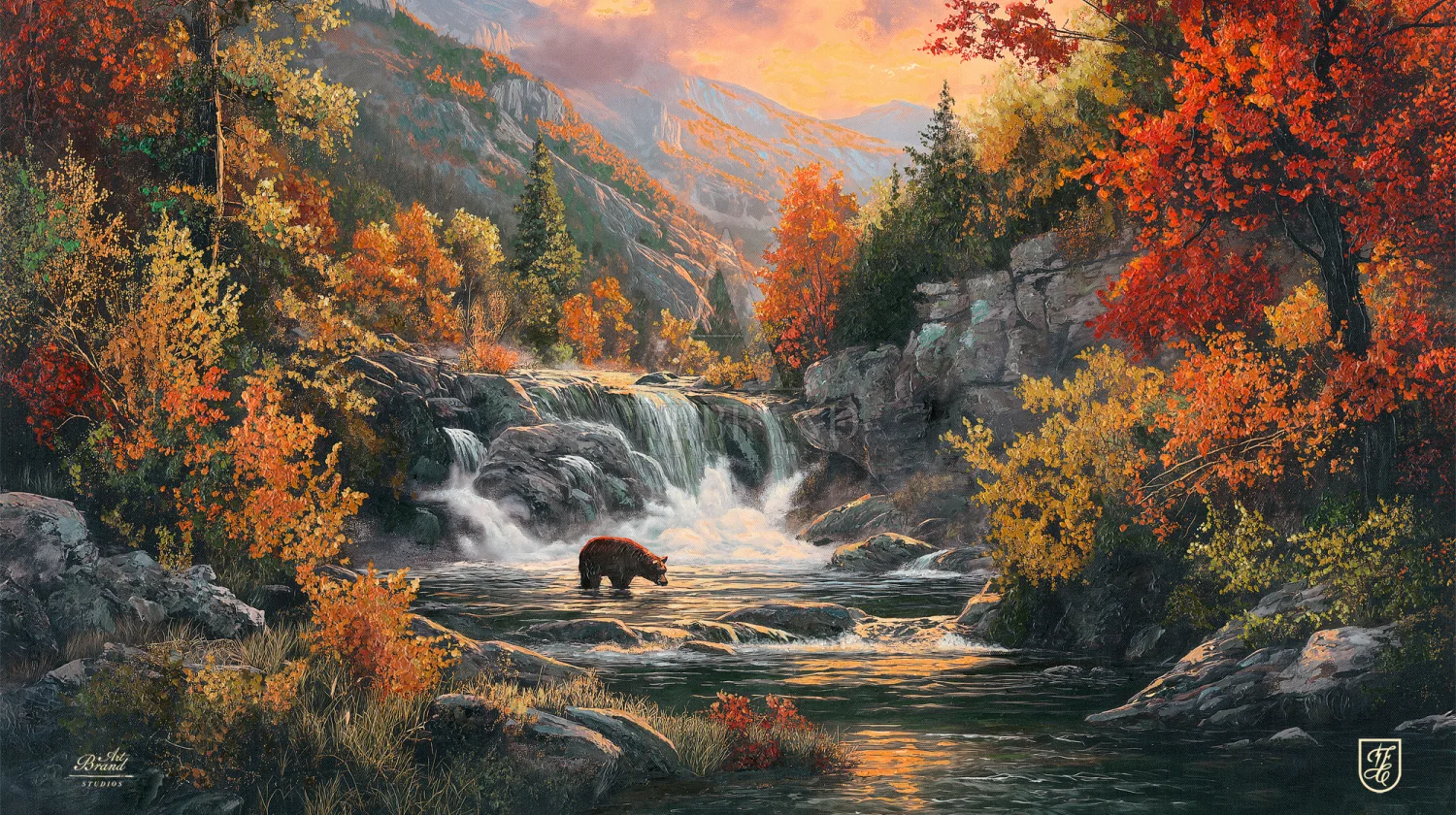 Autumn Abundance Fall Landscape Painting by Francisco Caballero from Art Brand Studios