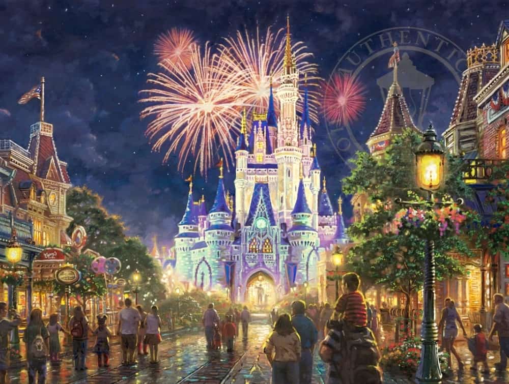 Disney Dreams: Thomas Kinkade Brings Classic Disney Moments to Life