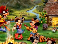 Disney Mickey and Minnie Paintings