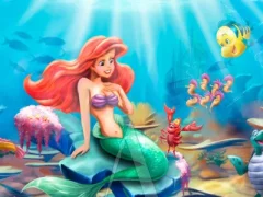 Disney's Little Mermaid - Grotto Serenade paintng by Scott smith from Art Brand Studios