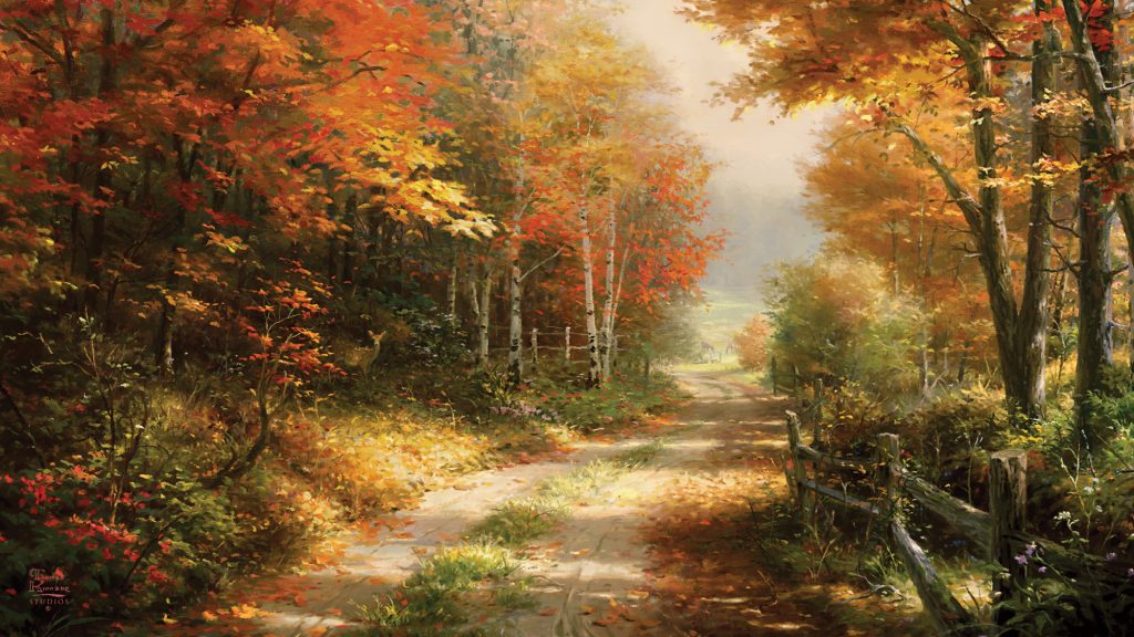 fall scenery painting