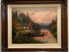End Of A Perfect Day - Original By Thomas Kinkade