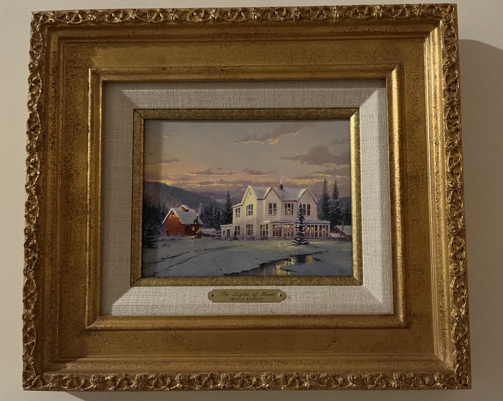 The Lights Of Home - Original By Thomas Kinkade
