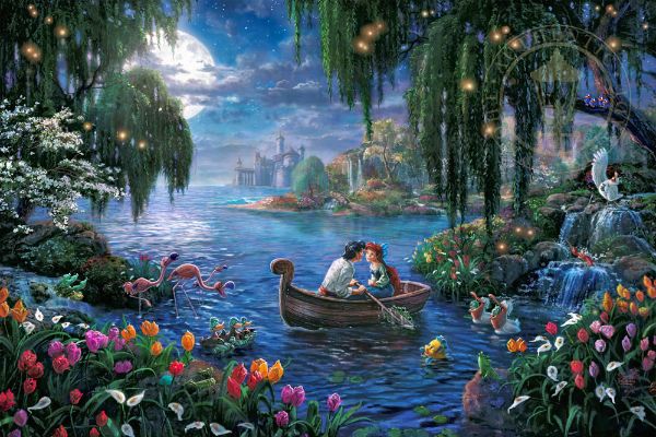 The Little Mermaid Ii By Thomas Kinkade Studios