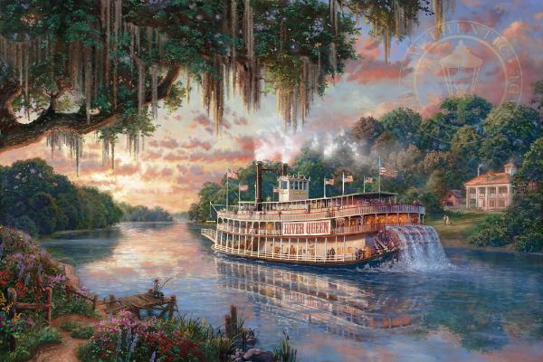 The River Queen By Thomas Kinkade Studios