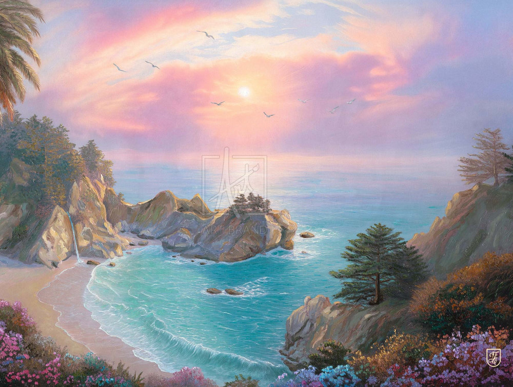 Mcway Cove Sanctuary Painting By Art Brand Studios