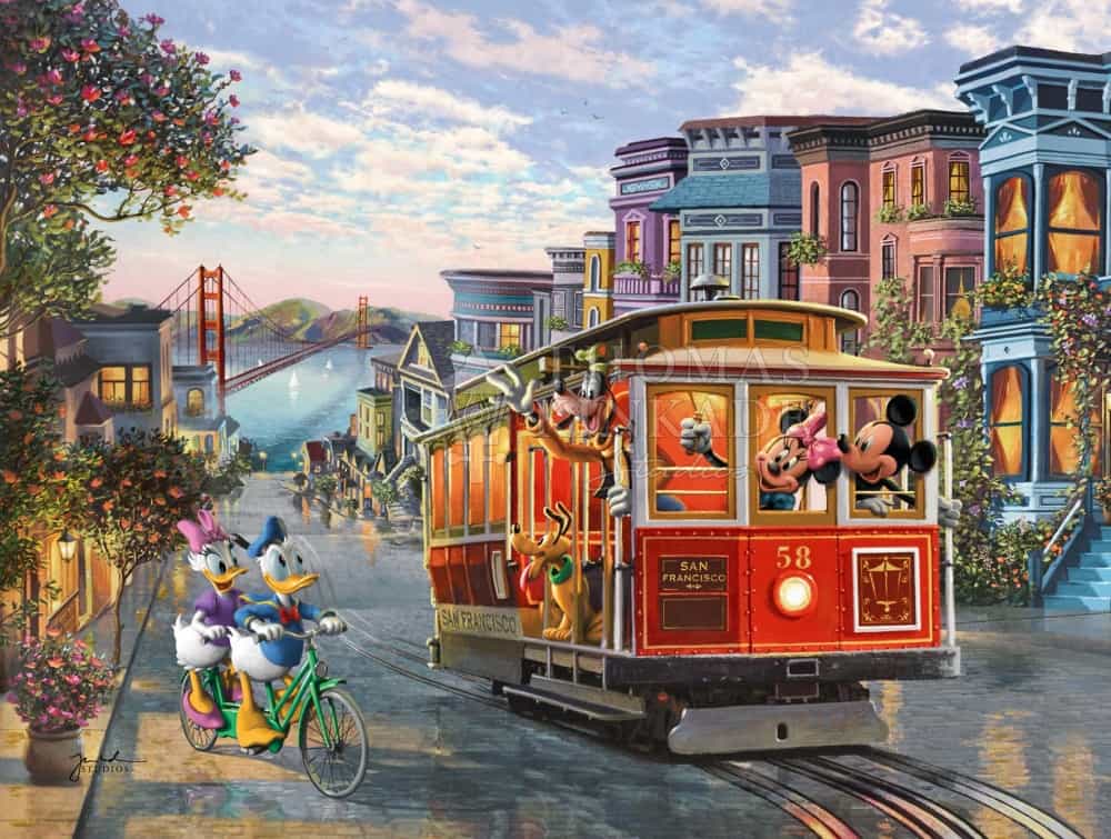 Mickey And Minnie In San Francisco 1000