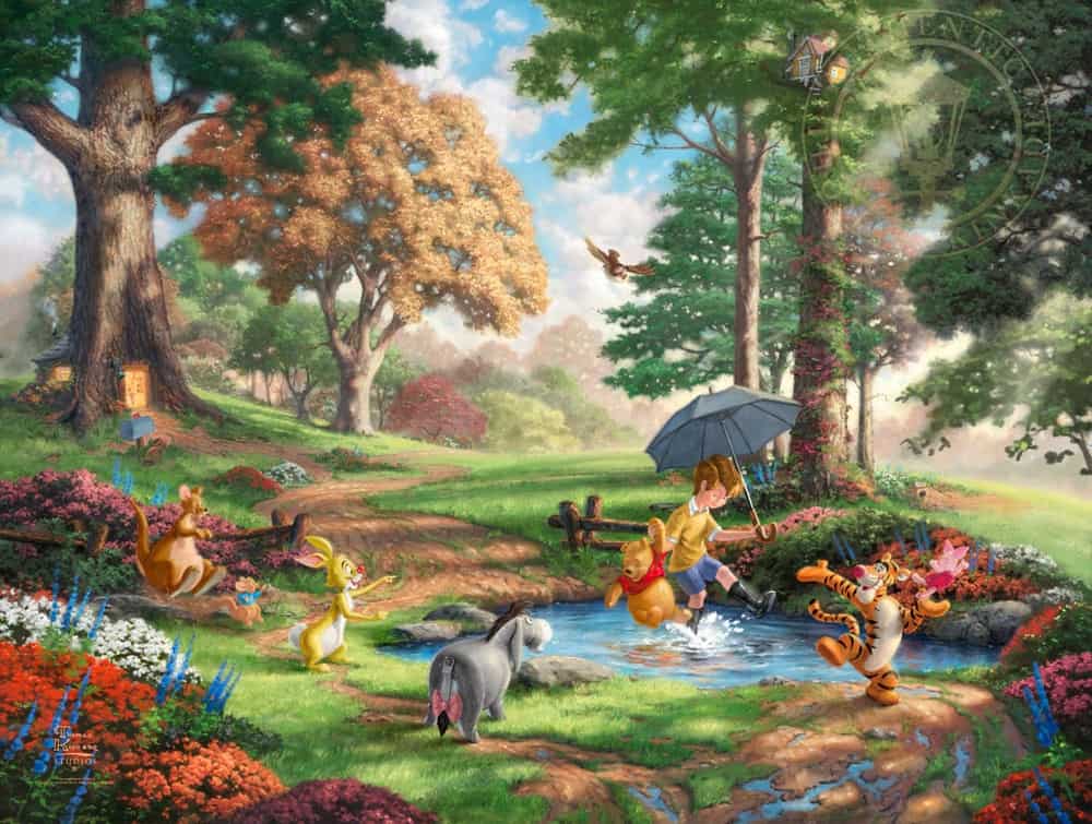 Nursery Decor  Thomas Kinkade Carmel, Monterey & Placerville