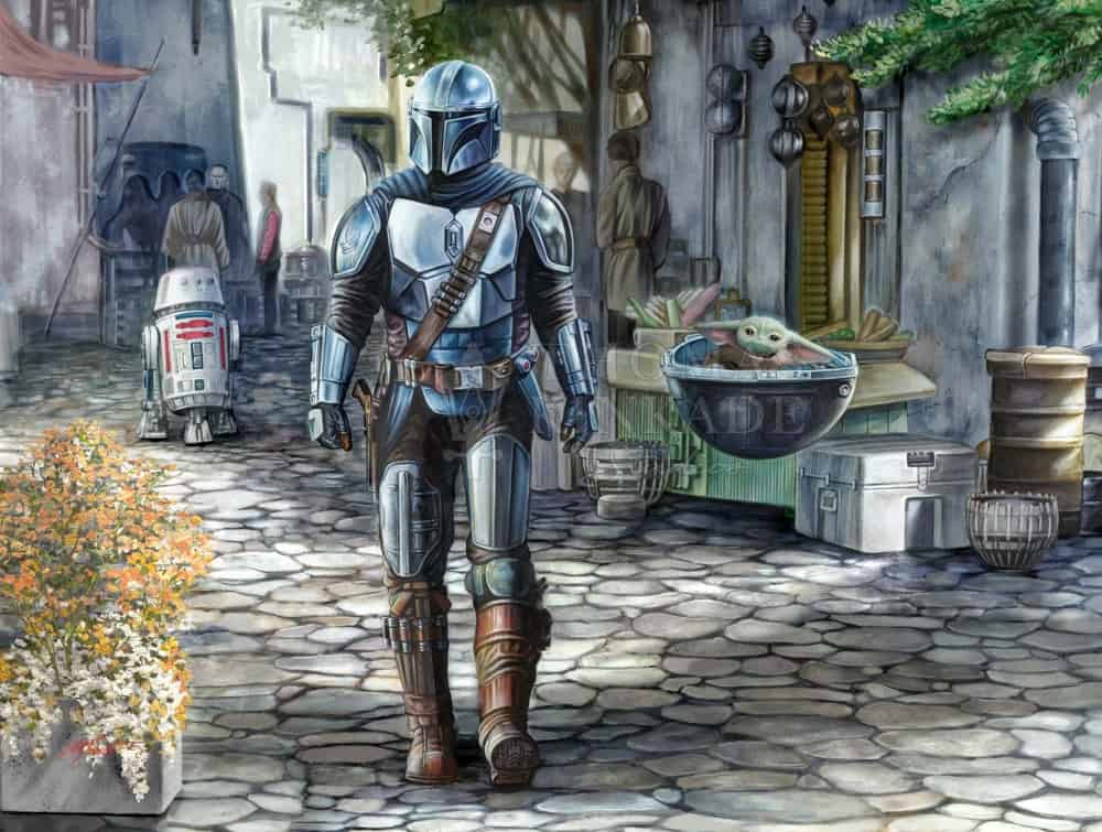 The Mandalorian Welcome A Sight Painting