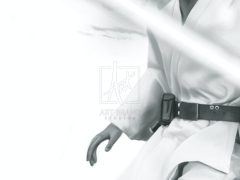 Luke Skywaler™ Holding Light Saber In Black And White Star Wars Painting The Son By Art Brand Studios.