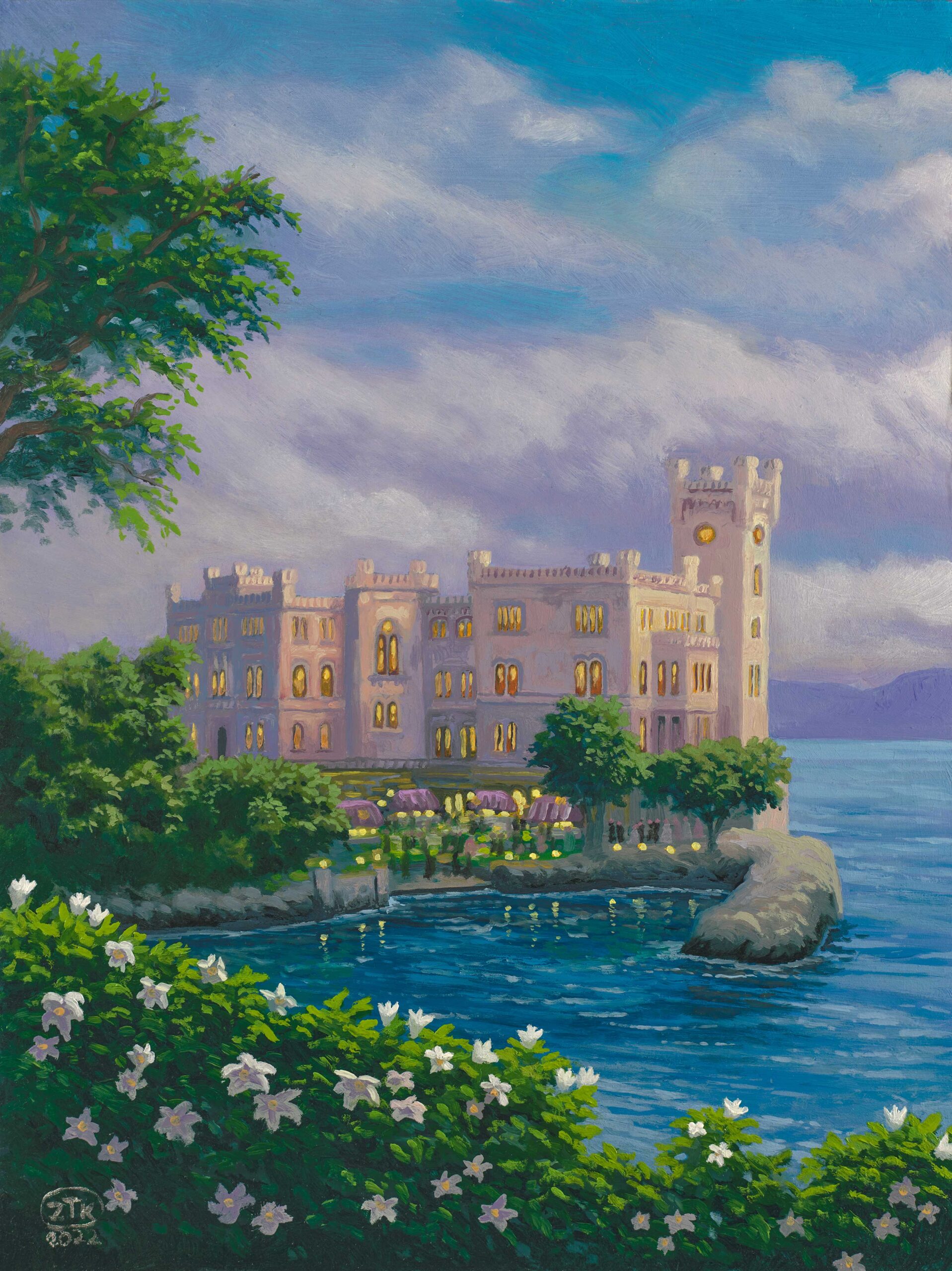 Castle Paintings  Thomas Kinkade Carmel, Monterey & Placerville