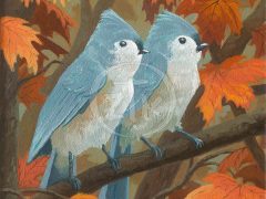 Tufted Titmouse Painting