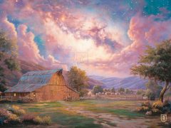 Under Heaven'S Canopy Farm Painting By Francisco Caballero For Art Brand Studios