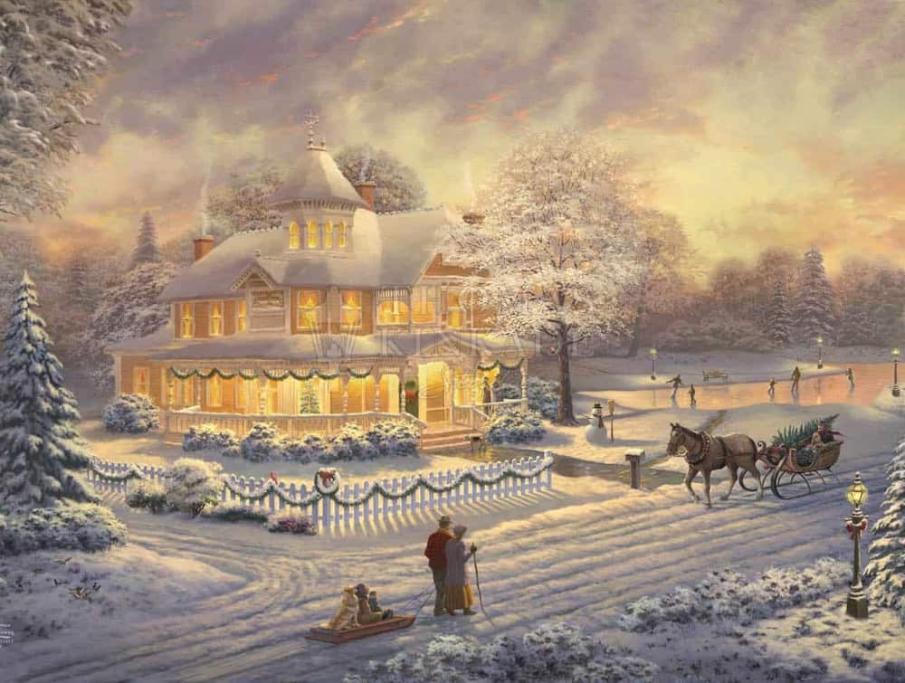 thomas kinkade winter