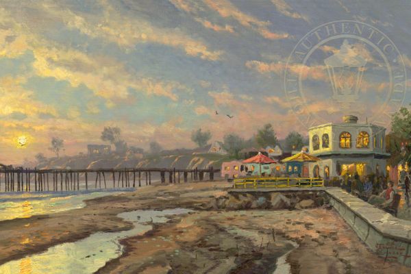 Capitola Sunset By Thomas Kinkade