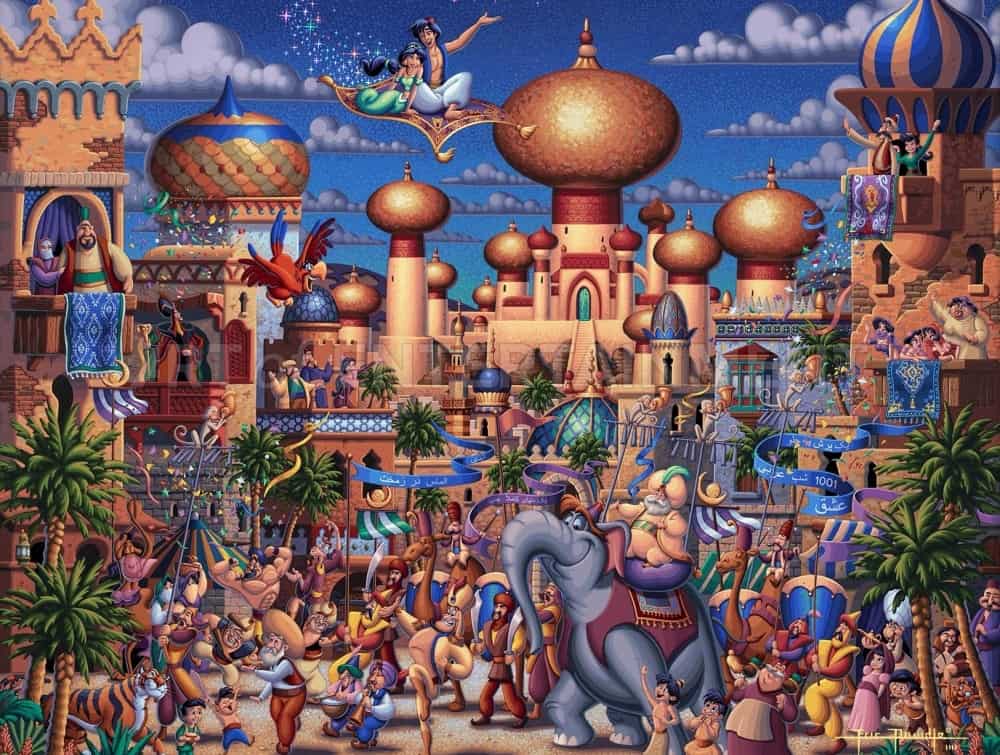 Aladdin by Thomas Kinkade – Art Center Gallery