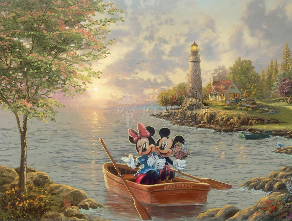 Disney Puzzle - Mickey and Minnie Mouse at Cottage by Thomas