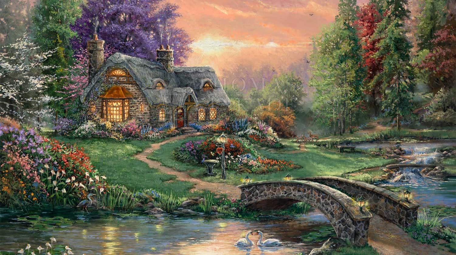 California Thomas Kinkade Art Gallery Monterey, Carmel & Placerville