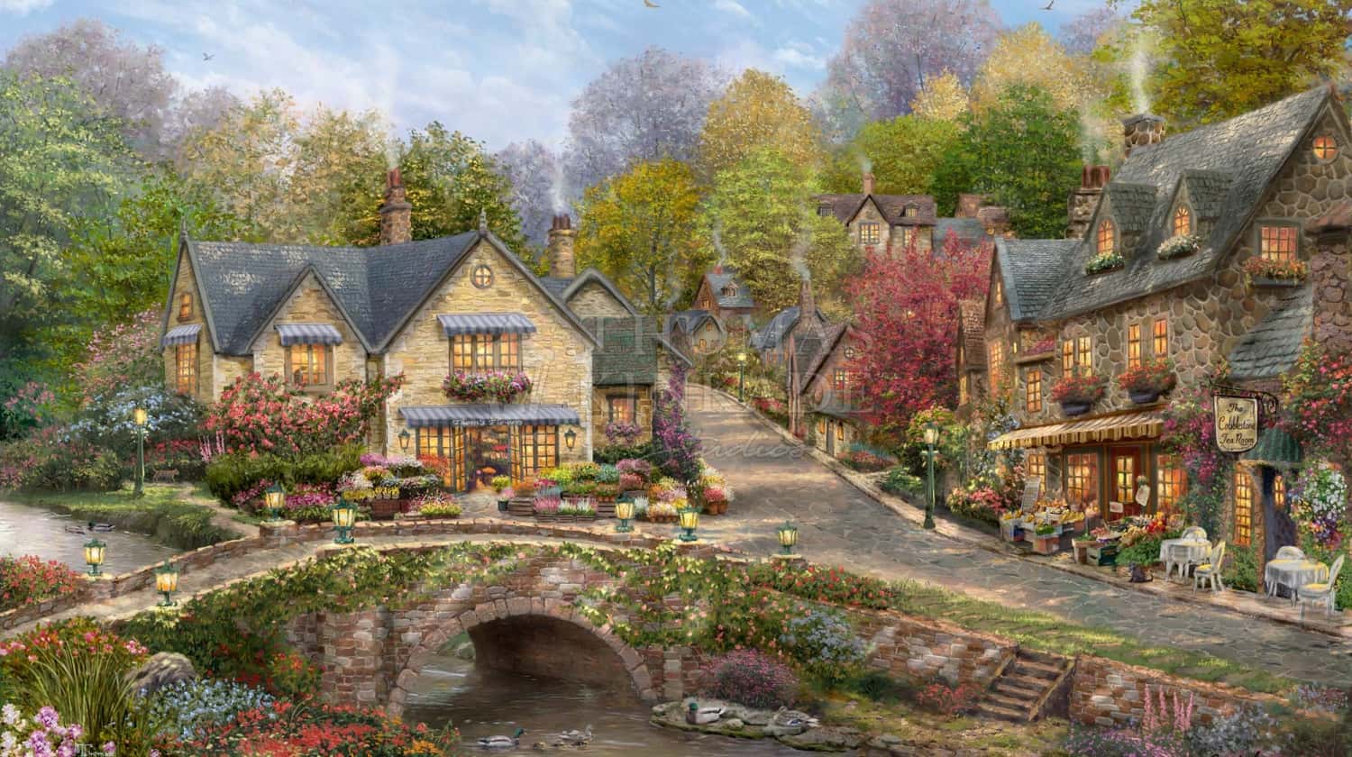 California Thomas Kinkade Art Galleries Monterey, Carmel & Placerville