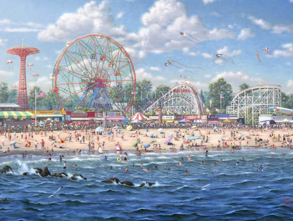 Coney Island Painting