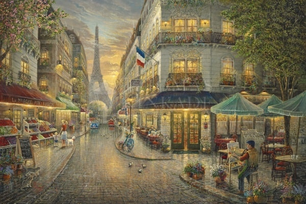 Eiffel Tower Paintings  Thomas Kinkade Carmel, Monterey & Placerville