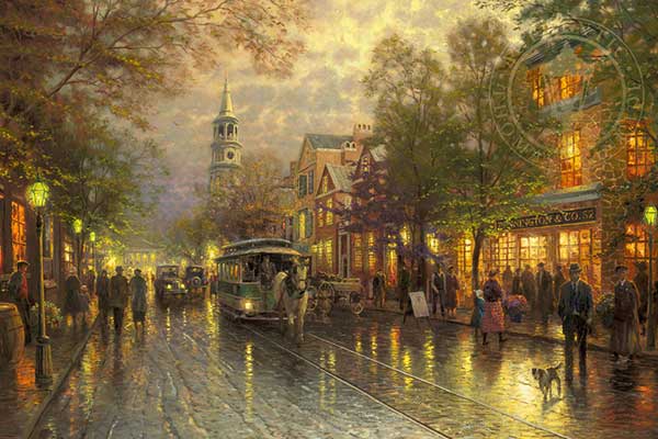 Evening On The Avenue Thomas Kinkade