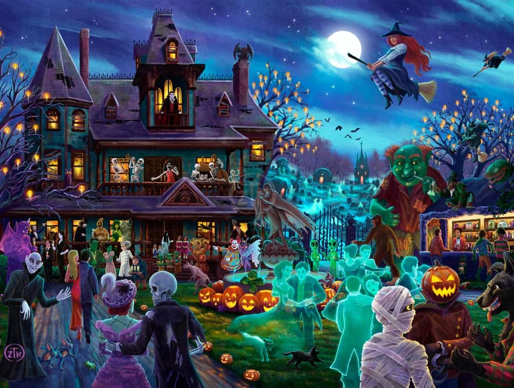 A Ghoulish Gathering | Thomas Kinkade Carmel, Monterey & Placerville