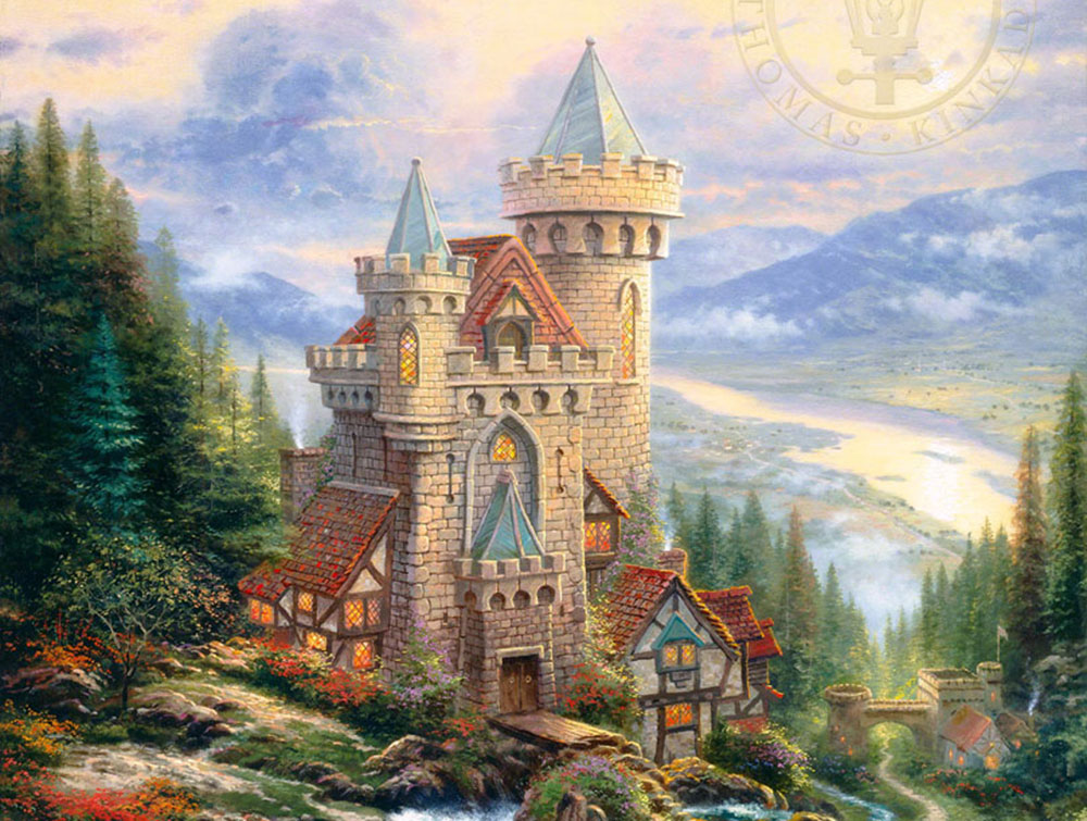 Castle Paintings  Thomas Kinkade Carmel, Monterey & Placerville