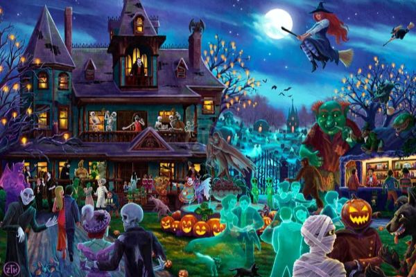 A Ghoulish Gathering By Zac Kinkade