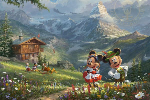 4 in 1 Thomas Kinkade Disney Travel