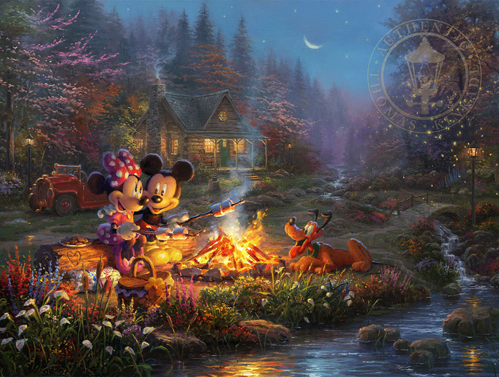 Mickey & Minnie Paintings | Thomas Kinkade Carmel, Monterey