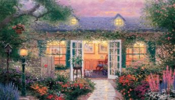 Studio In The Garden By Thomas Kinkade