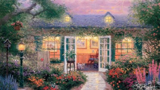 Studio In The Garden By Thomas Kinkade