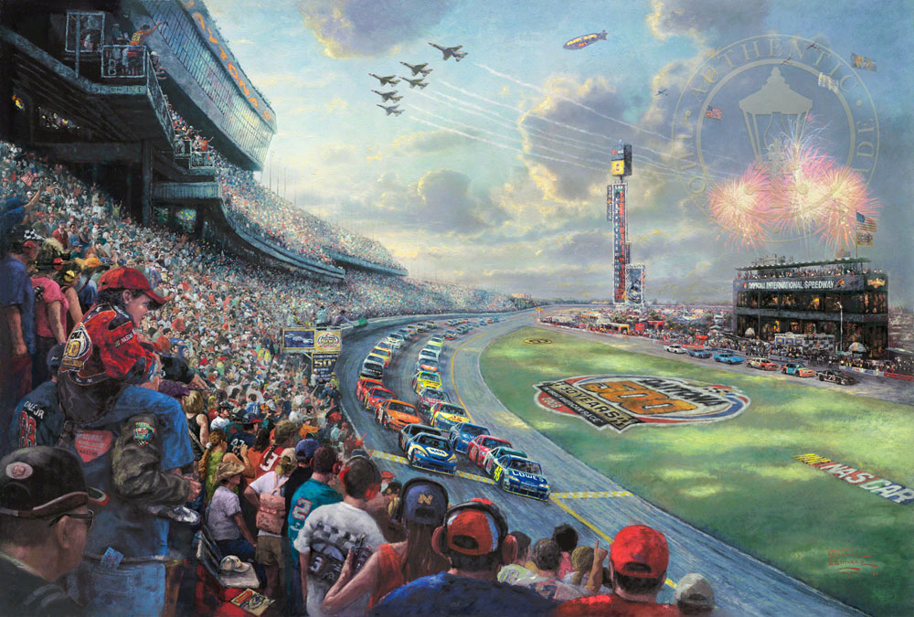 Race Car Paintings Thomas Kinkade Carmel Monterey Placerville