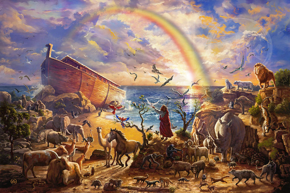 Bible Story Paintings Thomas Kinkade Carmel Monterey Placerville