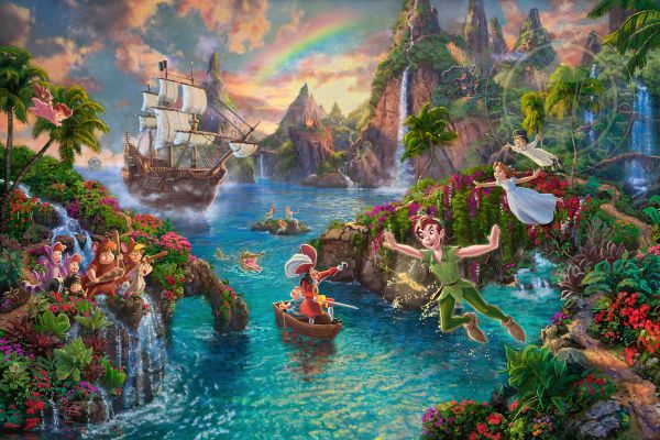 Disney Movie Paintings For Family Rooms Thomas Kinkade Carmel