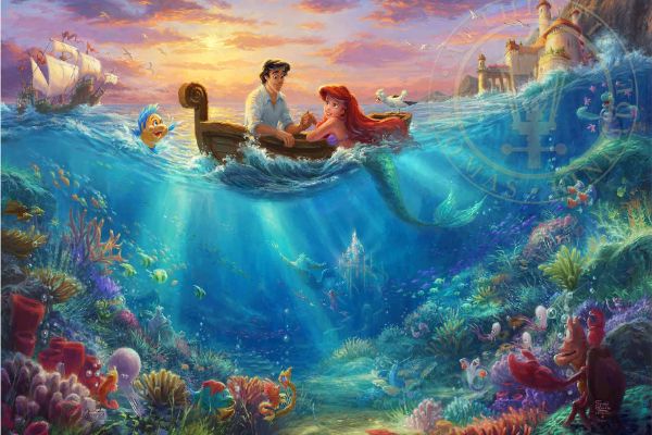 Princess Ariel Paintings For Little Mermaid Fans
