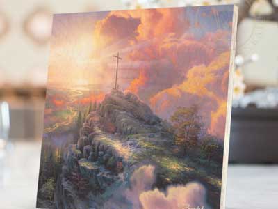 thomas kinkade cross painting