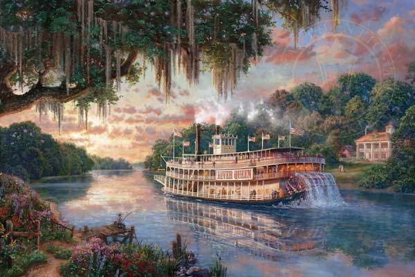 Rivers, Streams &Amp; Boats Art