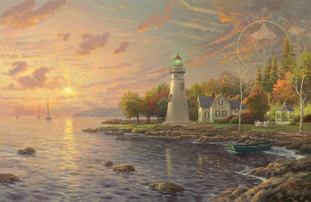 lighthouse gallery thomas kinkade