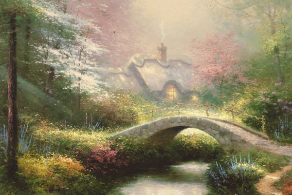 Brookside Hideaway By Thomas Kinkade