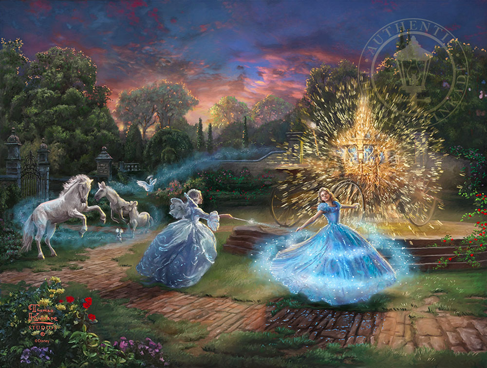 Disney Cinderella Dancing in the Starlight – Thomas Kinkade Studios